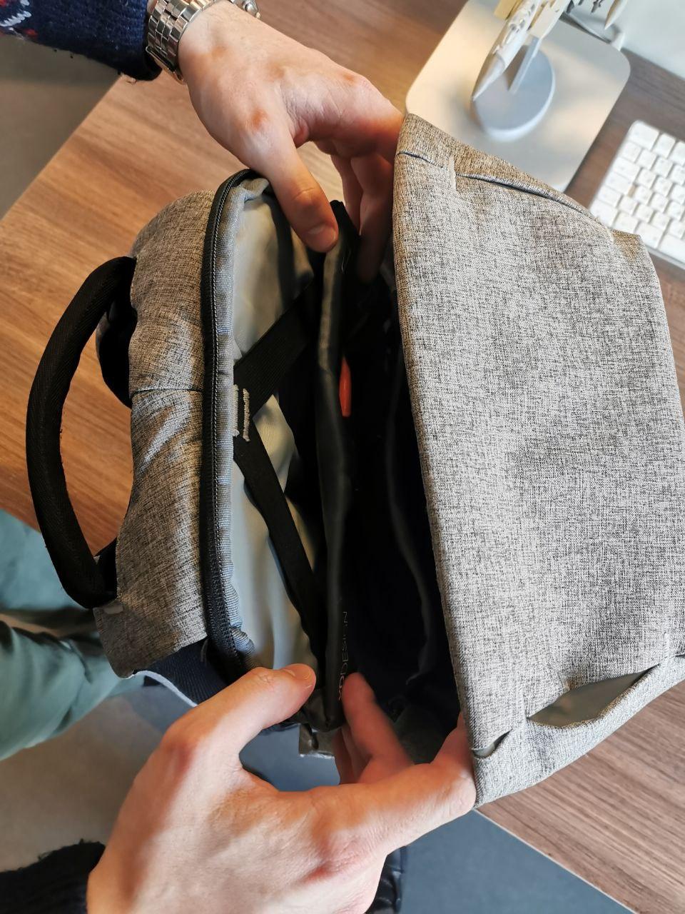 A real photo of Travel Laptop Backpack by Jack (2)
